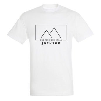 Personalised T-shirt – Men - White - S