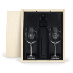Verre à Vin Personnalisable Pour 90 Ans – Message Et Prénom Gravés, Capacité 35 Cl – Cadeau Anniversaire Homme, Fait En France
