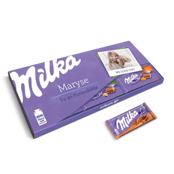 Méga Milka avec prénom - 900 grammes