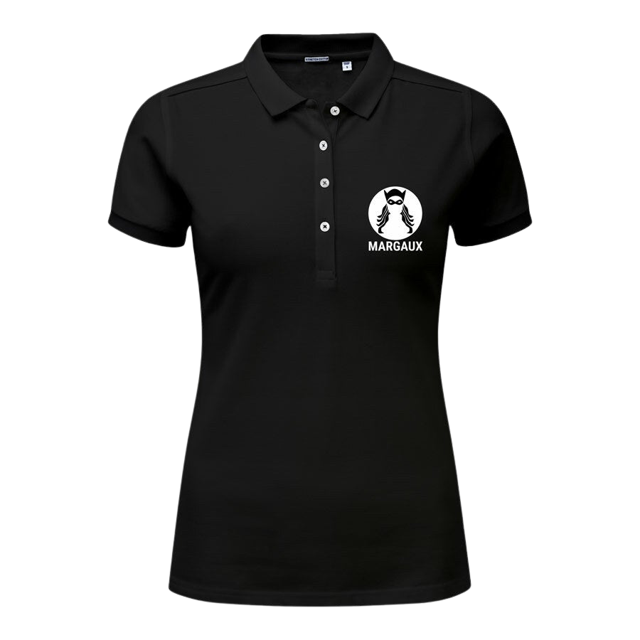 Polo personnalisé femme - Noir - L
