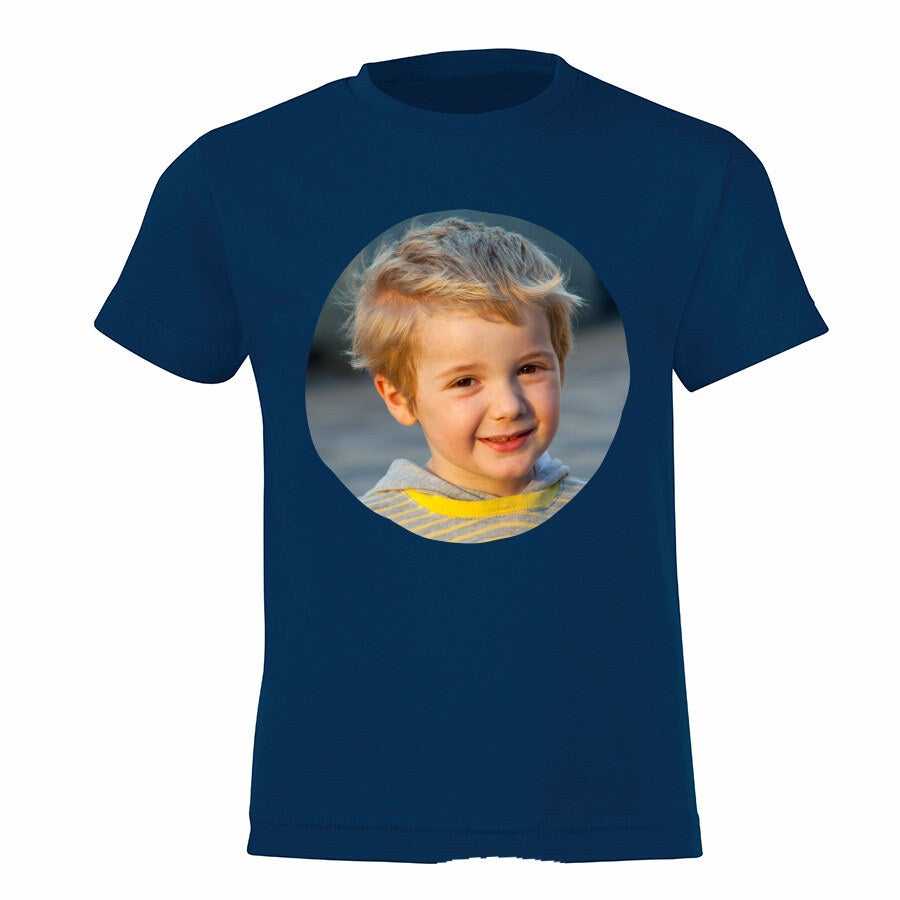 T-Shirt Kinder - Dunkelblau - 6 Jahre