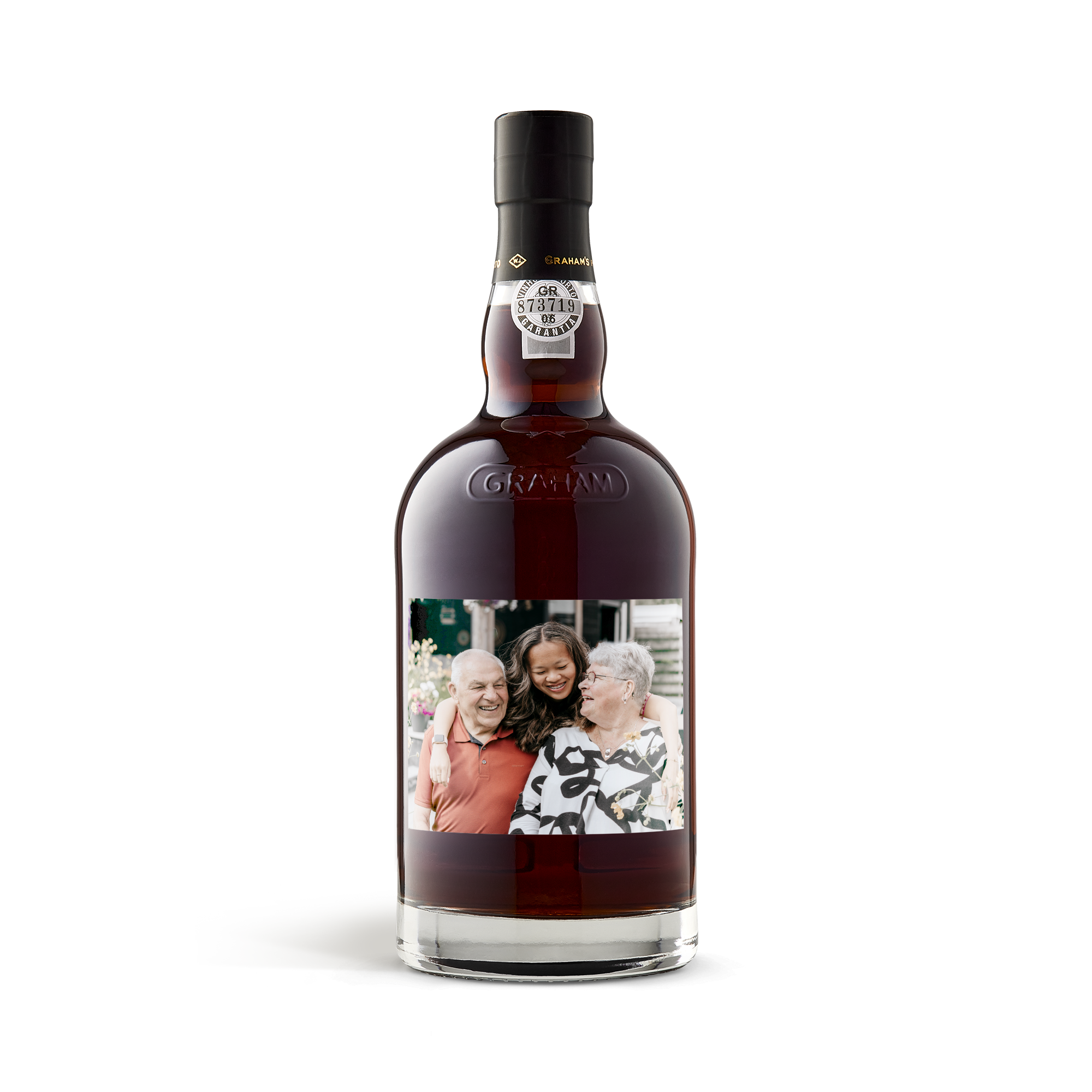 Port met bedrukt etiket - Graham's The Tawny Reserve