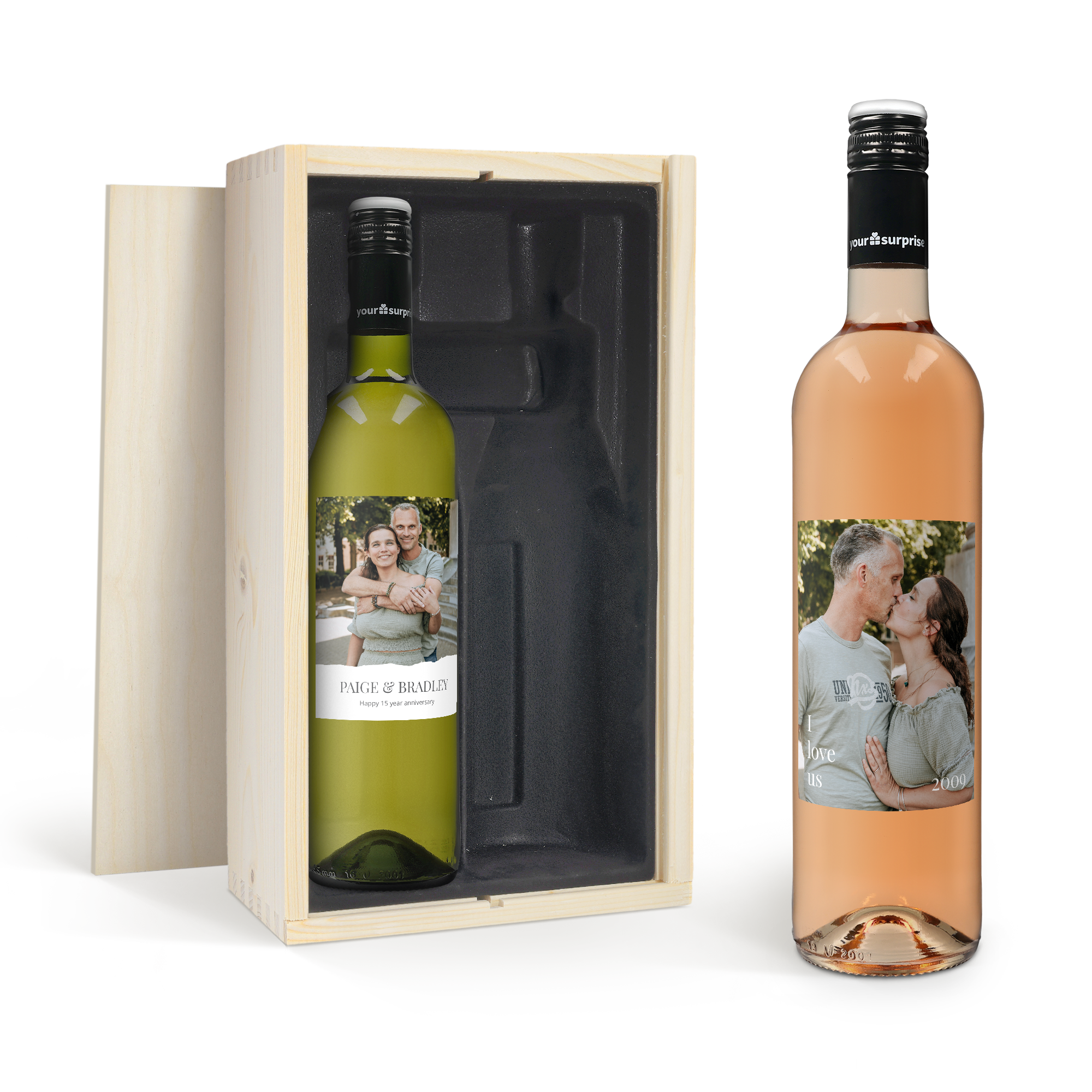 Personalised Wine Gift Set - Maison de la Surprise