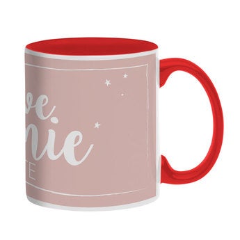 Mug personnalisé texte - Rouge