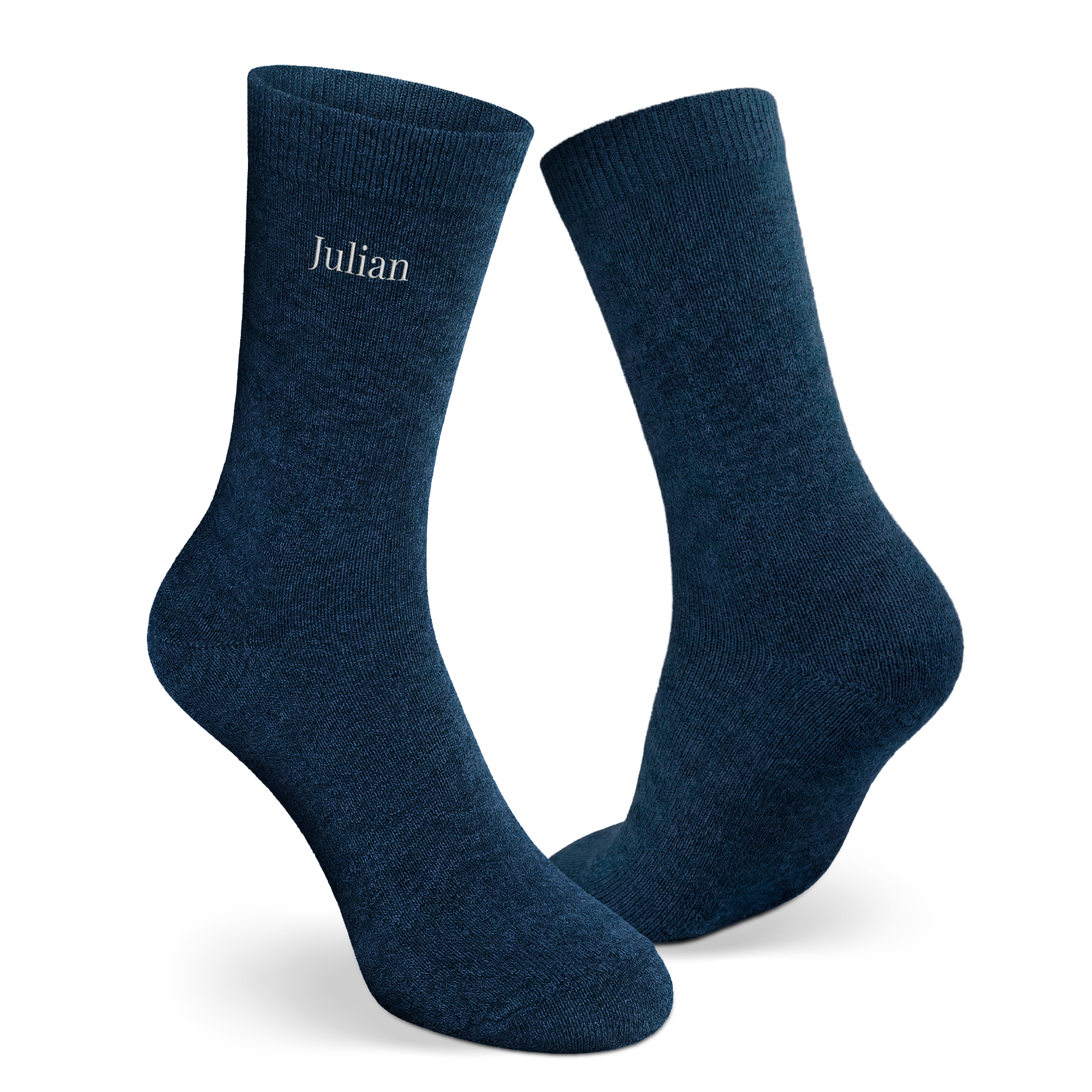 Embroidered socks - Blue - 43/46