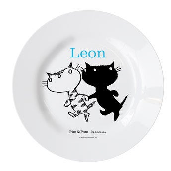Assiette enfant Pim & Pom - Promenade