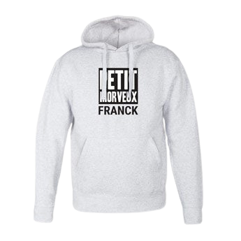 Sweat à capuche homme personnalisé - Gris