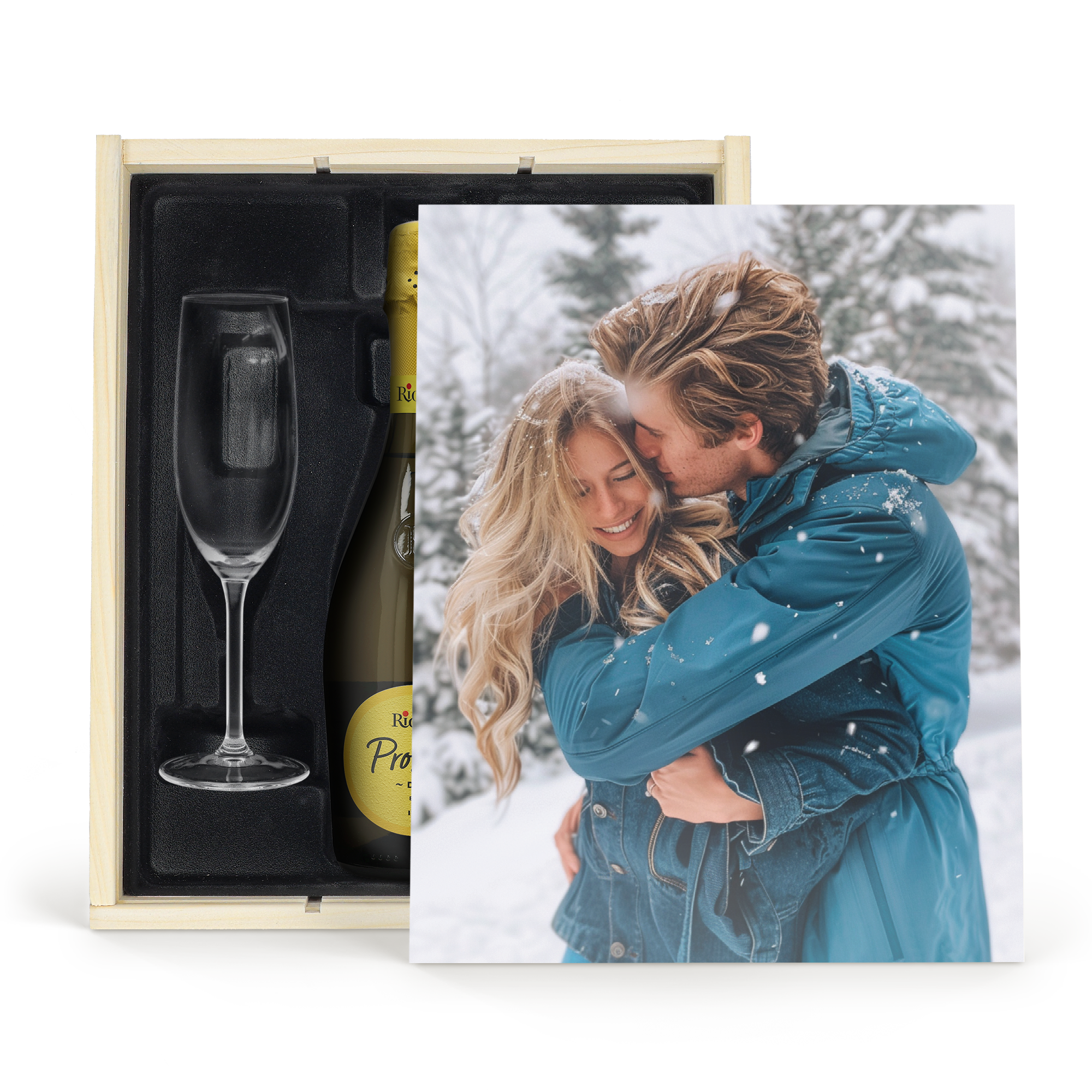 Personalised Champagne gift set - Riondo Proscecco Spumante