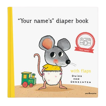 Personalised children's book - The Diaper Book - XXL lift-the-flap book