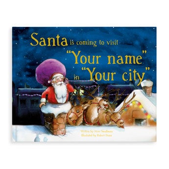 Book with name - Santa is coming