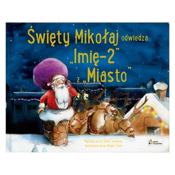 Personalizowana książka - Mikołaj jest w drodze