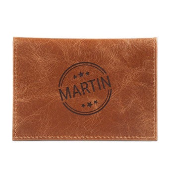 Kreditkartenetui Leder