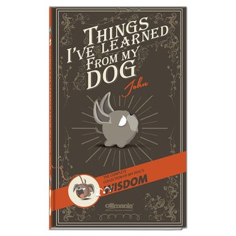 Cuaderno de perro con nombre