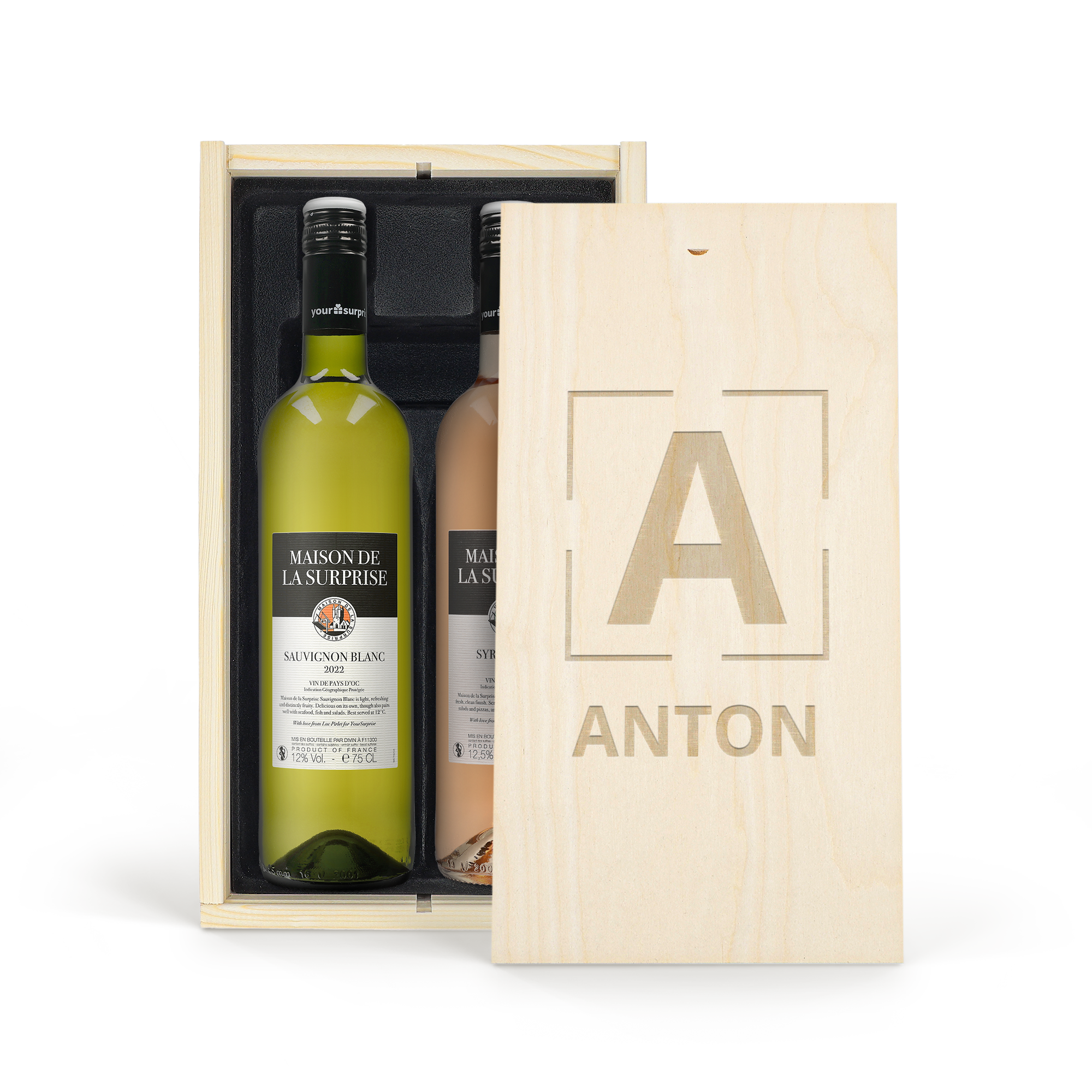 Personalised Wine Gift Set - Maison de la Surprise