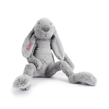 Personalised Big Rabbit Richie - Grey