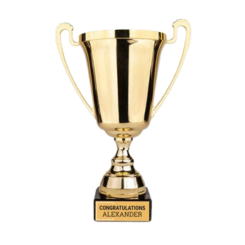 Personalizovaná trofej - zlato