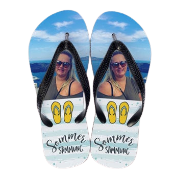 Bedruckte Flip-Flops - Größe 39-42