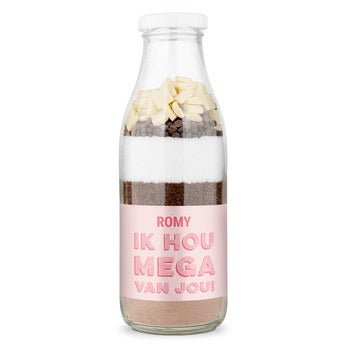 Backmischung im Glas - Brownie