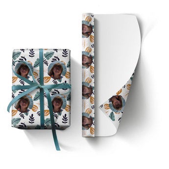 Personalised wrapping paper