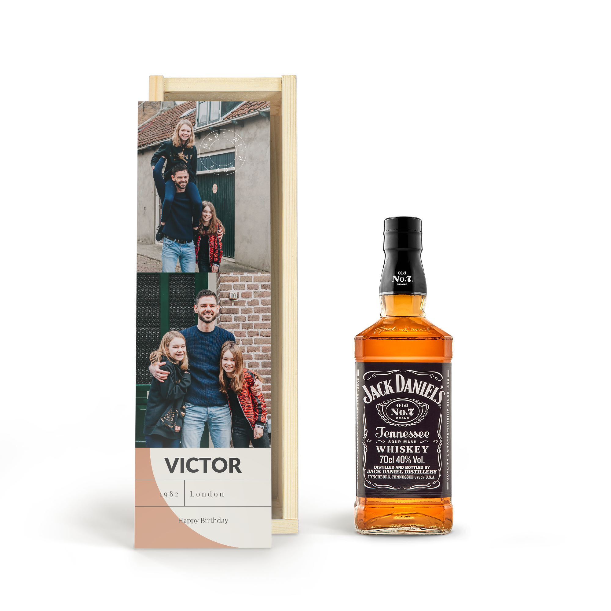 Whisky Jack Daniels personalizado