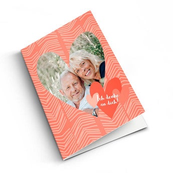 Foto Klappkarte - Ich denke an dich