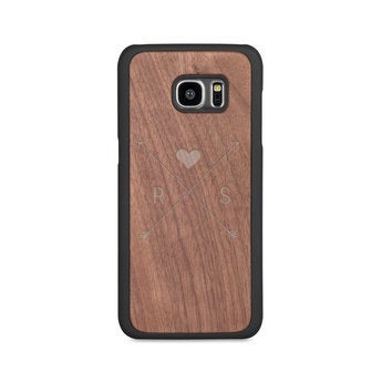 Fából készült telefon tok - Samsung Galaxy s7 él