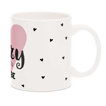 Tazza con testo - Bianca