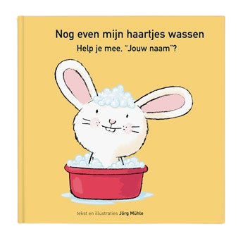 Boek met naam en foto - Nog even mijn haartjes wassen - Softcover