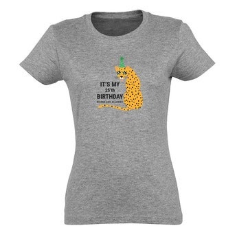 T-shirt femme - Gris chiné