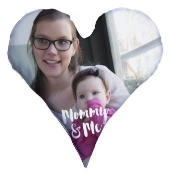Mothersday heart shaped cushion