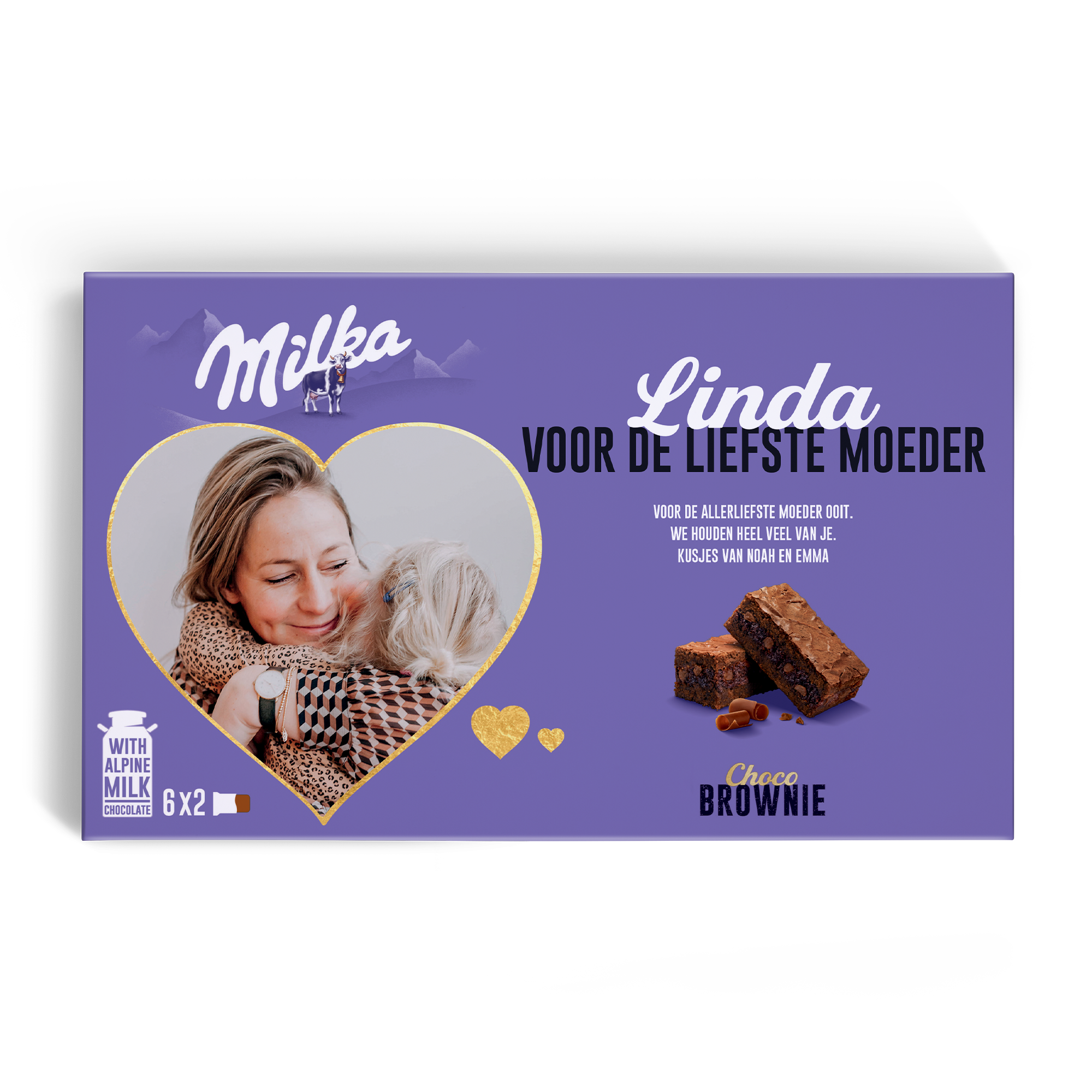 Milka Choco Brownie Giftbox - Love