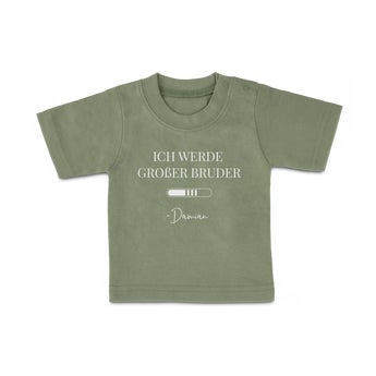 Baby T-Shirt - Kurzam - Grün - 62/68