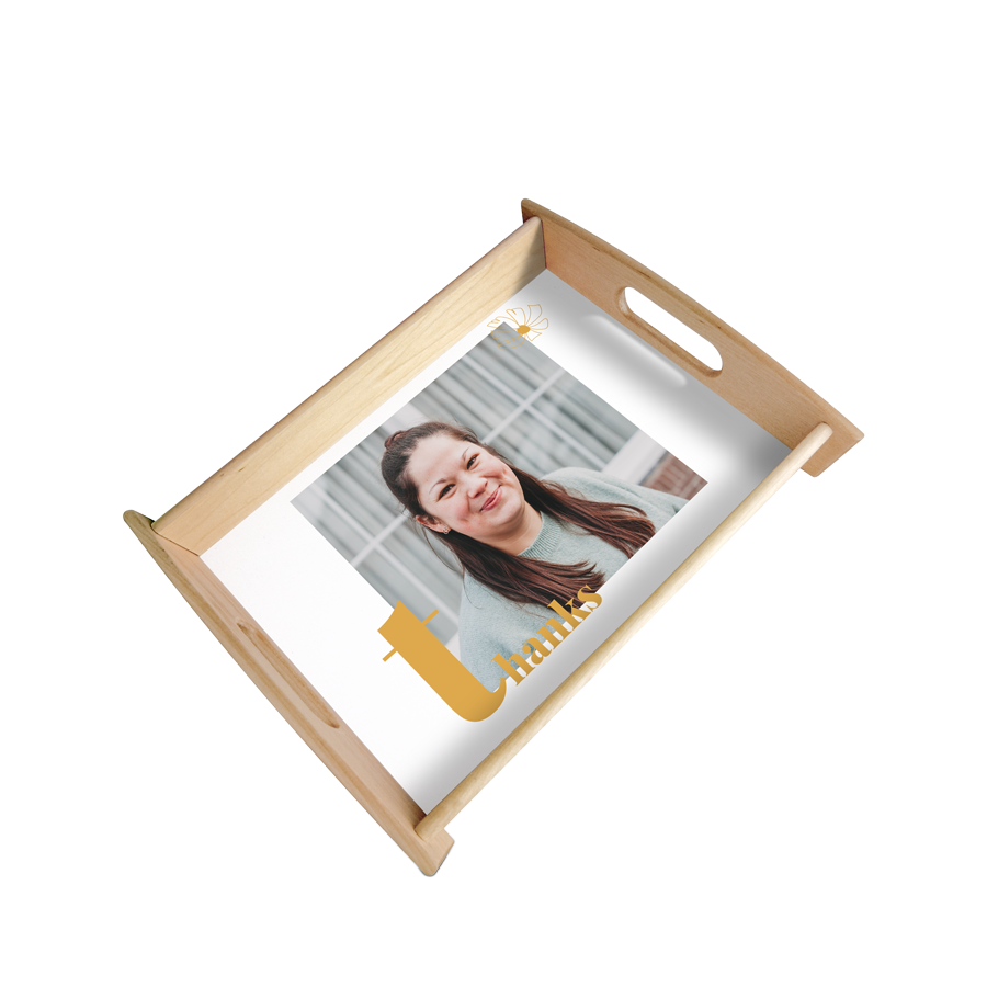 Fototablett Lehrer - Medium - Beige
