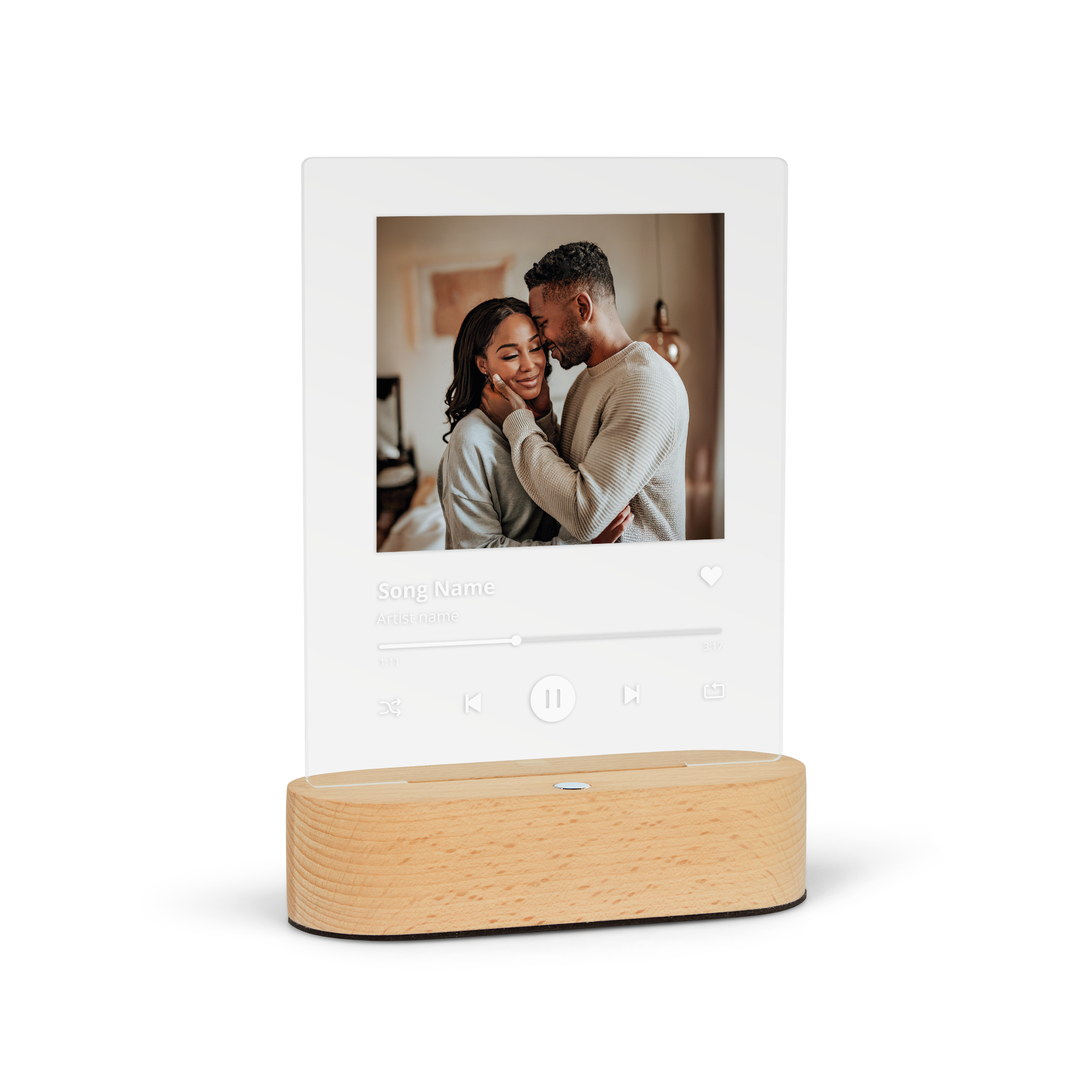 Lampe mit Spotify Design bedrucken