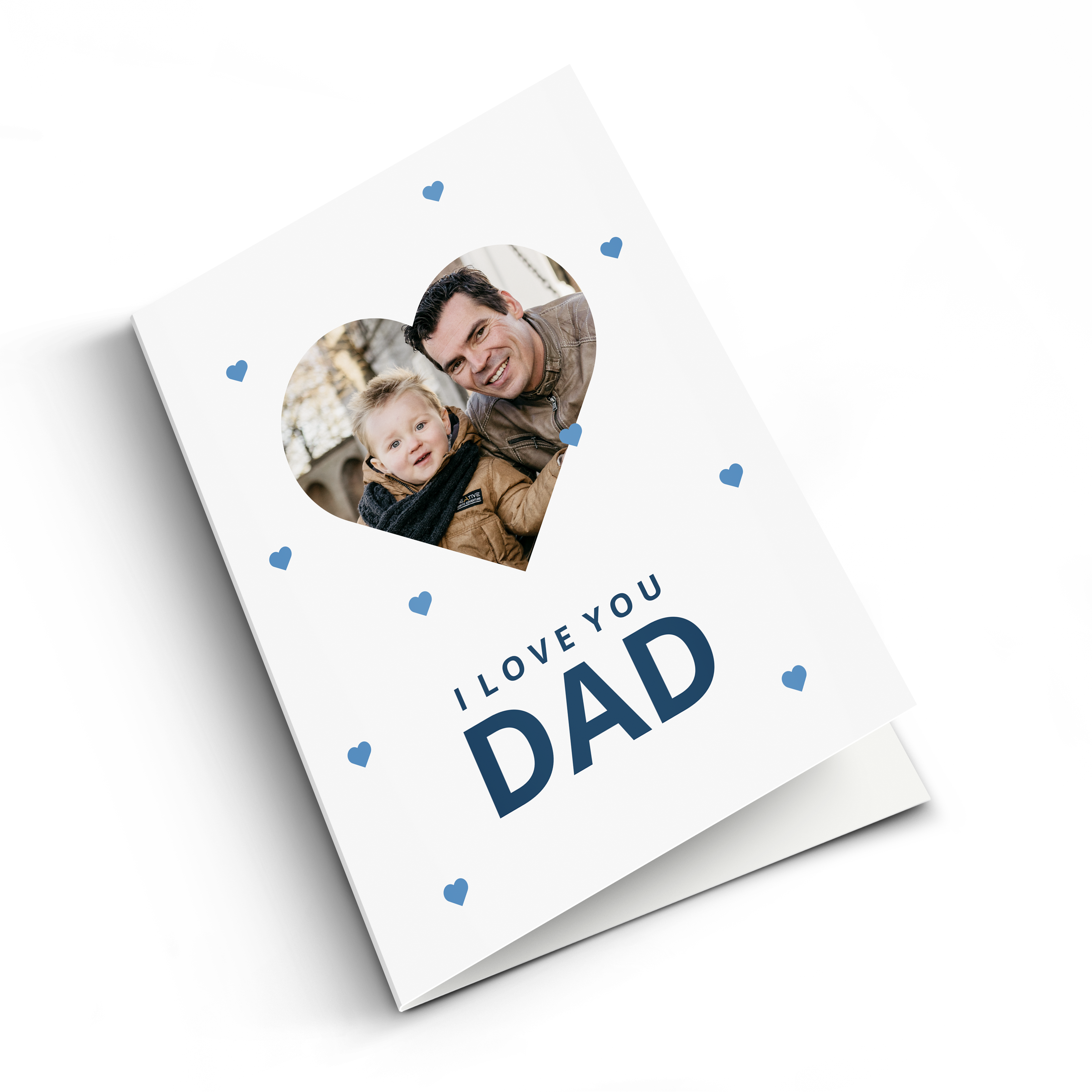 Cartão personalizado foto do dia dos pais - M - Vertical