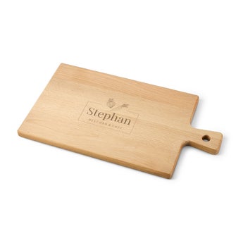 Personalised wooden bread board - Father's Day