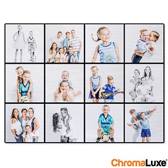 Chromaluxe Aluminium photo - Brushed - 20x15cm
