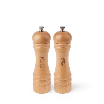 Personalised salt & pepper grinder set - Large