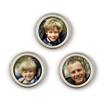 Schiebeperlen mit Foto - 3 Schiebeperlen