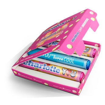 Mentos gift box - Pink