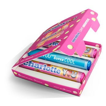 Mentos giftbox - Roze
