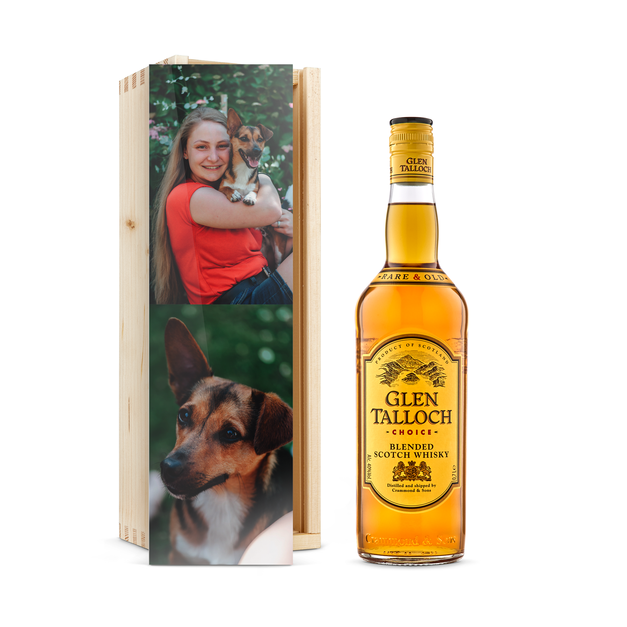 Whisky Glen Talloch în cutie personalizată
