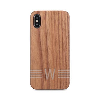 Coque en bois iPhone X