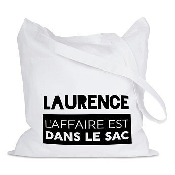 Tote bag personnalisé en coton bio - 3 pièces