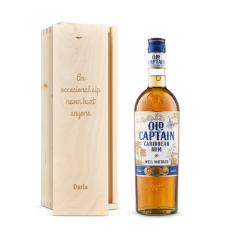Personalizowany rum  Old Captain