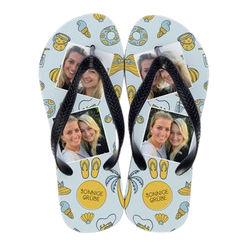 Bedruckte Flip-Flops - Größe 36-38