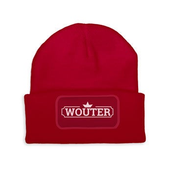 Muts bedrukken  - Rood