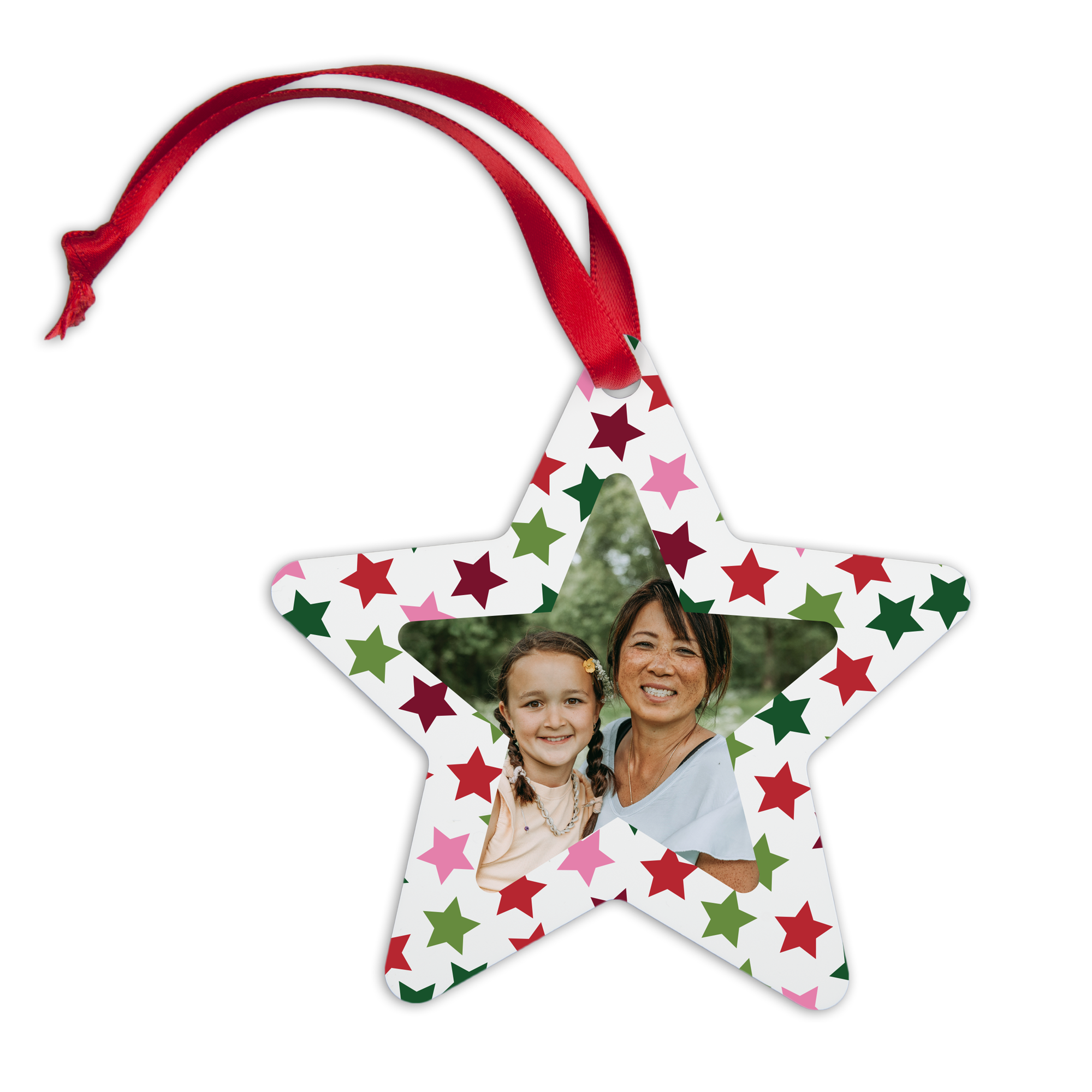 Personalised Christmas ornaments aluminium - Star (4)