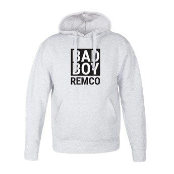 Hoodie voor heren bedrukken - Grijs - XL