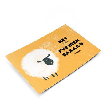 Tarjeta postal - Lo siento - M - Vertical